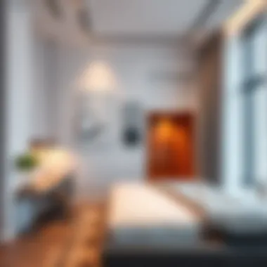 Modern Studio Room Design in Karama Stylish studio room interior showcasing modern design in Karama