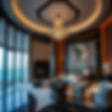 Luxurious interior design of a 51 Tower apartment