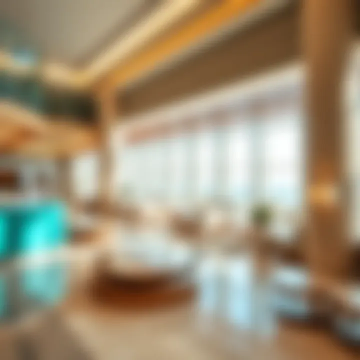 Luxurious Amenities Inside Beach Pavilion Interior shots of the Beach Pavilion highlighting modern amenities