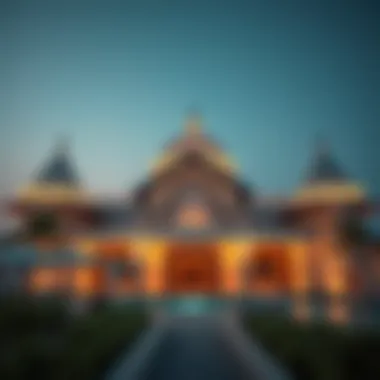 Architectural Marvel of Beach Pavilion Stunning view of the Beach Pavilion showcasing its unique architectural features