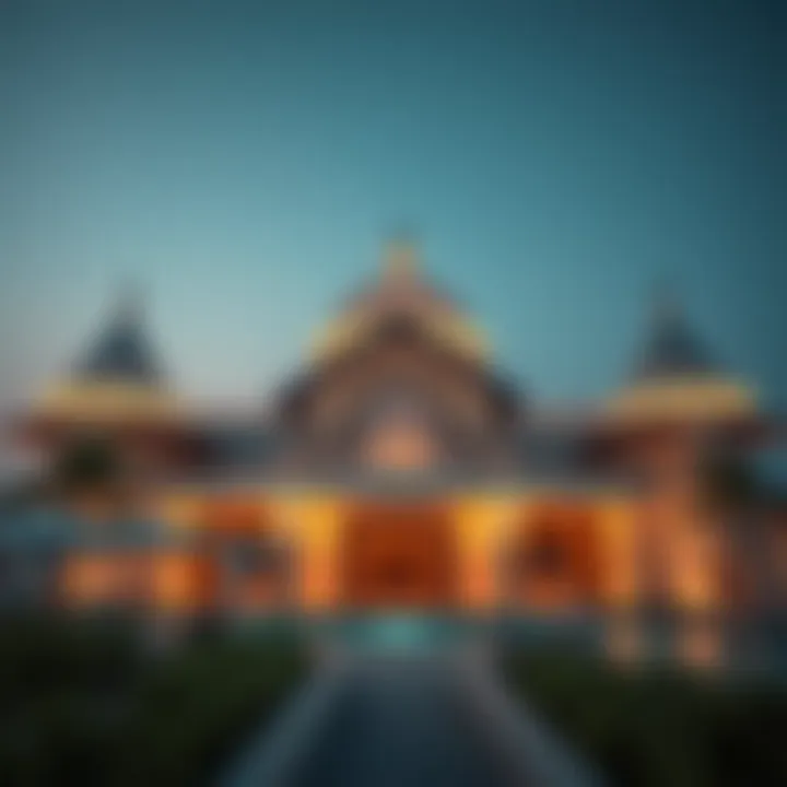 Architectural Marvel of Beach Pavilion Stunning view of the Beach Pavilion showcasing its unique architectural features