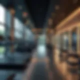 Modern Private Gym Design Elegant design of a private gym showcasing modern equipment