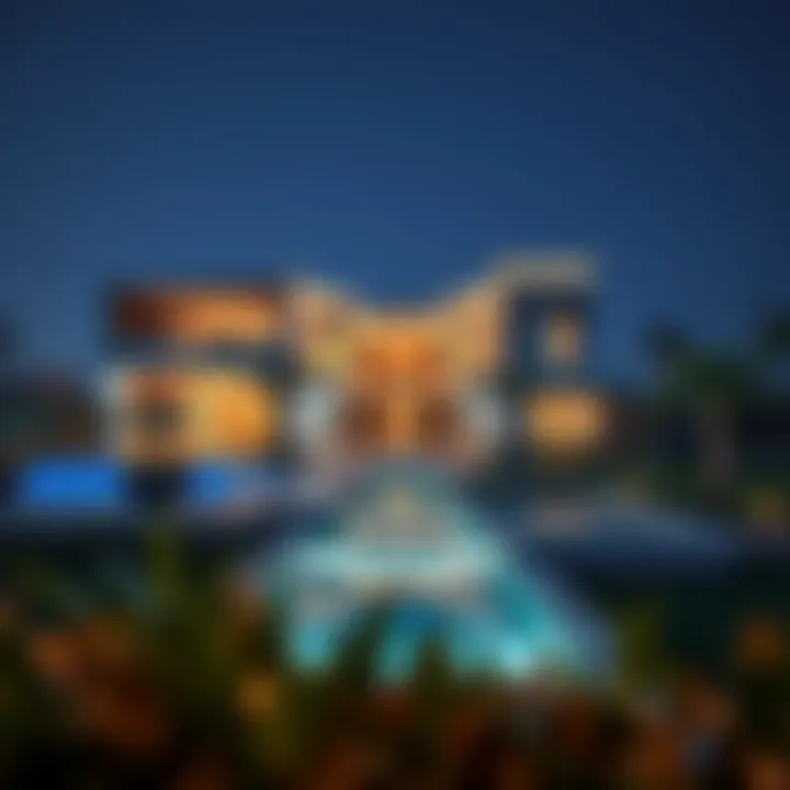 Luxurious villas with modern architecture in Damac Hills