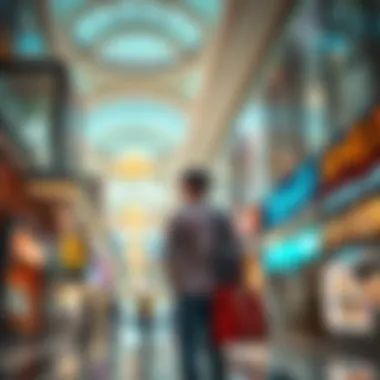 Consumer engagement within Emarat Mall's vibrant atmosphere