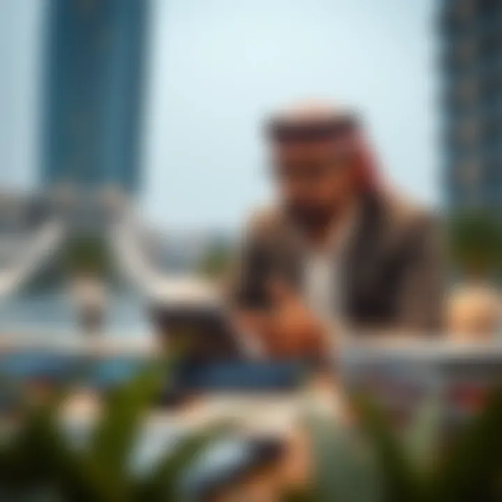 Investor analyzing property trends and auction strategies in Warsan