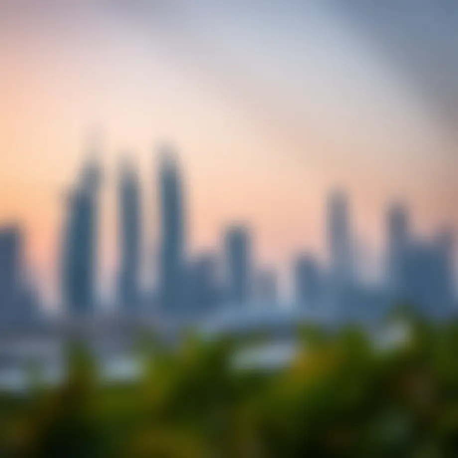 A stunning skyline view of Dubai showcasing rise properties