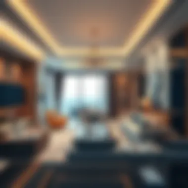 Exquisite interior layout of a living space in Sunrise Bay Tower 1