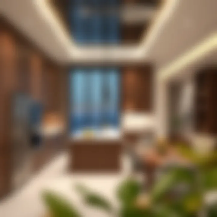 Floor plan showcasing a spacious kitchen in Sunrise Bay Tower 1