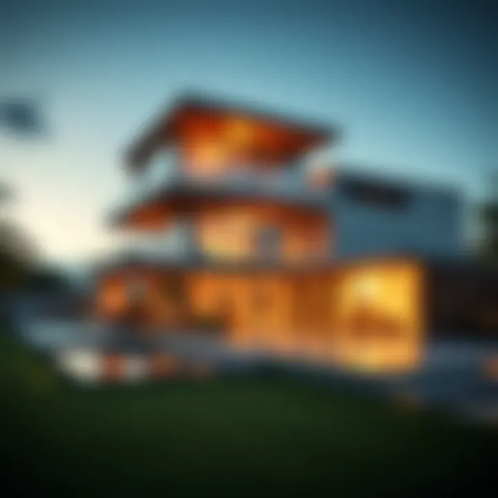 Architectural design of The Golf Residence Fortimo