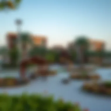 Community park in Jumeirah Village highlighting recreational facilities