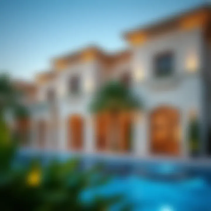 Luxury villas in Jumeirah Village exemplifying real estate opportunities