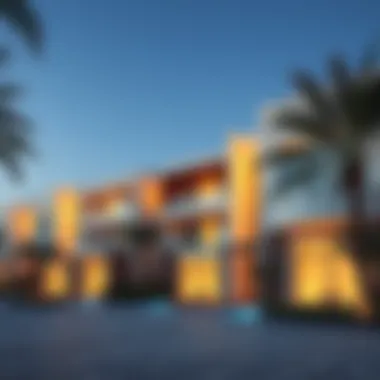 Modern architectural design in Jumeirah Village reflecting contemporary styles