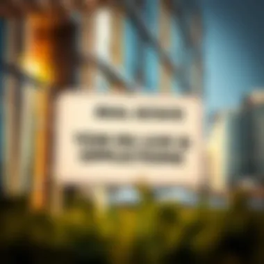 Real estate investment opportunities sign in JLT Cluster Q area.