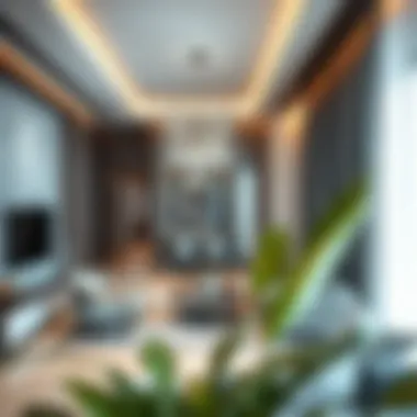 Interior of a luxurious apartment in JLT Cluster Q highlighting contemporary design.