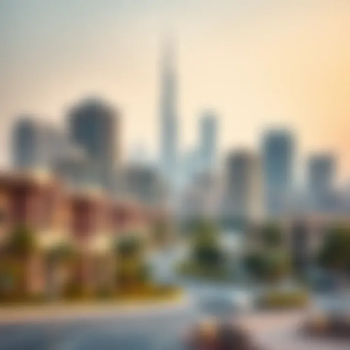 Dubai's Dynamic Real Estate Landscape Dubai skyline with real estate developments