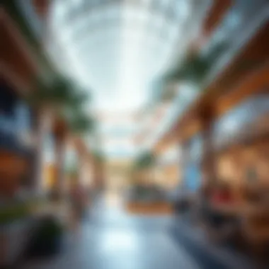 Community engagement spaces within the Dubai Hills Mall