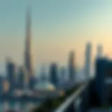Stunning skyline of Dubai showcasing luxury apartments