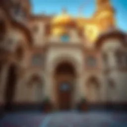 The intricate architectural details of جولدن نايف showcasing its historical significance