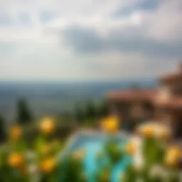 Stunning Tuscan villa with a panoramic view