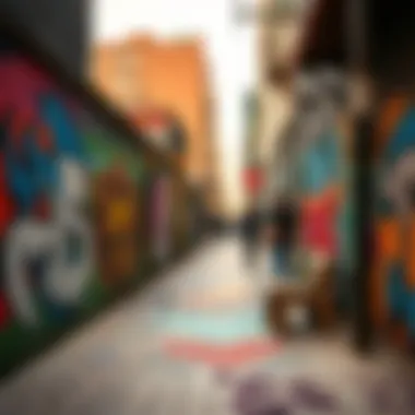 Vibrant street art reflecting local culture in Dubai