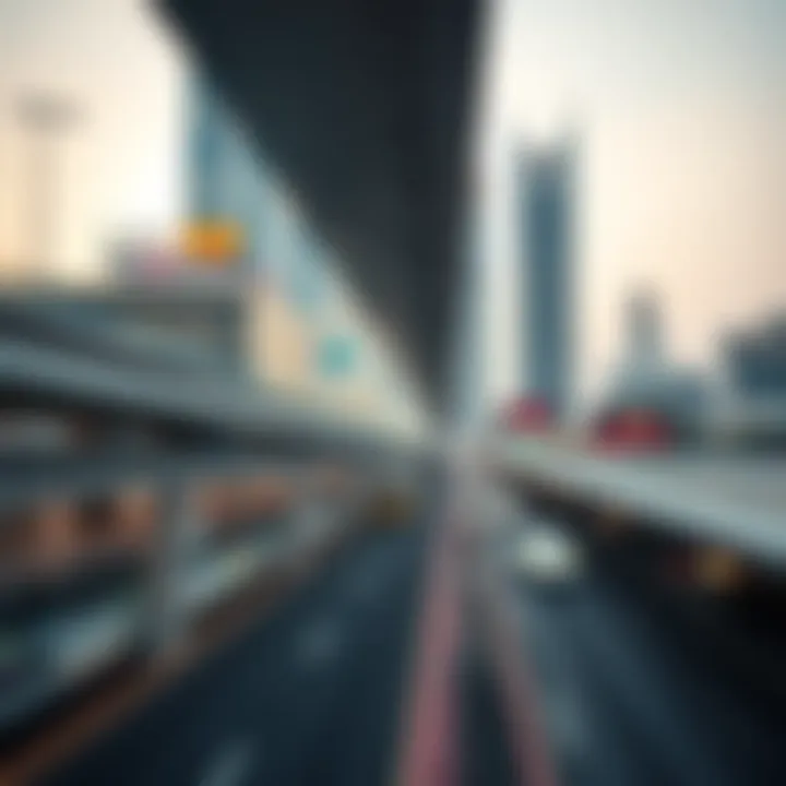 Modern transportation network along Zayed First Street