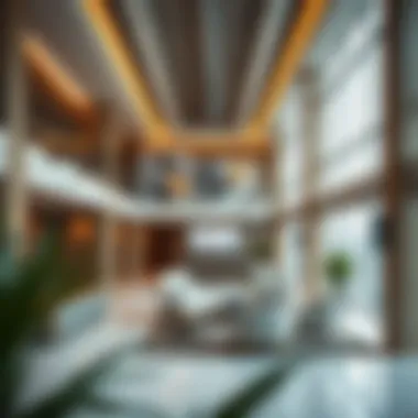 Interior shot displaying the functional spaces and modern amenities within the building