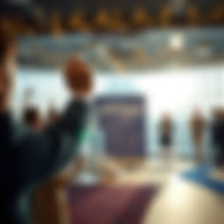 Successful real estate project completion celebration