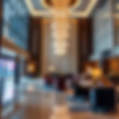 Luxurious Lobby Ambiance at Hyatt Regency Deira Luxurious ambiance of Hyatt Regency Deira lobby