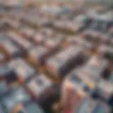 Aerial Perspective of Khalifa Community's Architecture Aerial view of Khalifa Community showcasing modern architecture