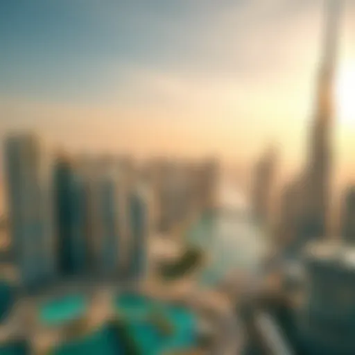 A breathtaking skyline view of Dubai showcasing modern architecture and luxury developments