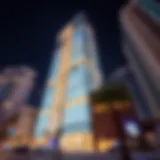 Exterior view of Latifa Tower showcasing its modern architecture