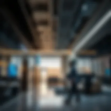 Innovative Facilities Management Office Modern facilities management office showcasing advanced technology