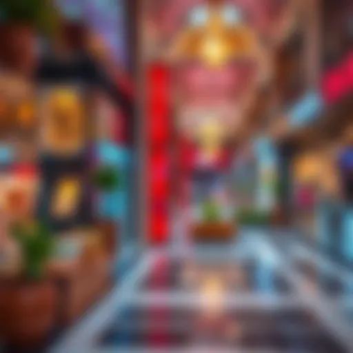 Vibrant atmosphere of Lulu Al Wahda shopping mall