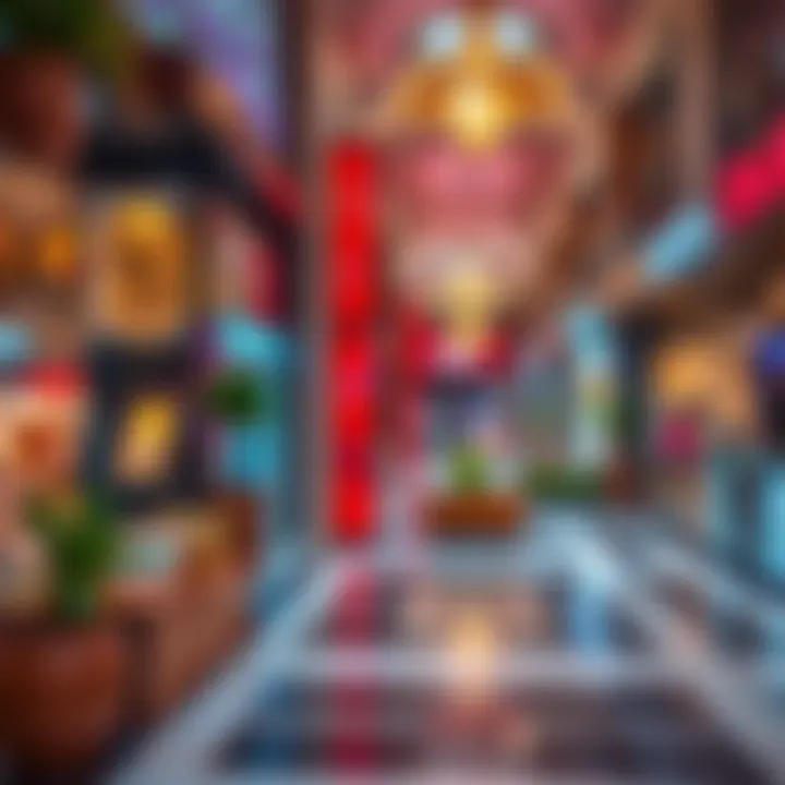 Vibrant atmosphere of Lulu Al Wahda shopping mall