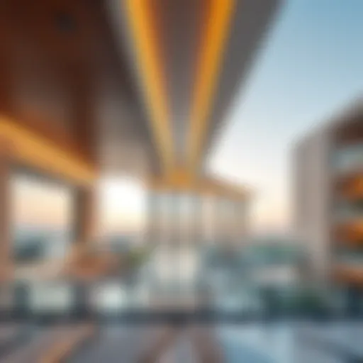 Panoramic view of Manazel Al Khor showcasing modern architecture