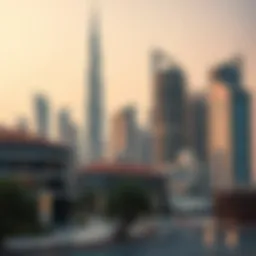 Stunning skyline of Dubai showcasing modern architecture