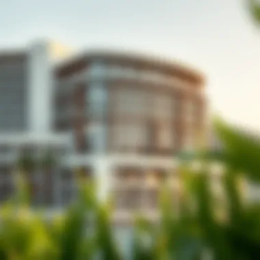 Innovative Designs in Marasi Bay Architectural details of a building in Marasi Bay