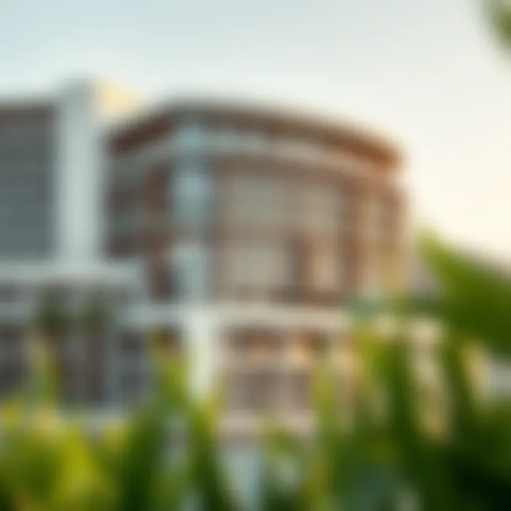 Innovative Designs in Marasi Bay Architectural details of a building in Marasi Bay