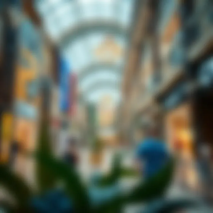 Diverse shopping options and luxury brands within Max Delma Mall