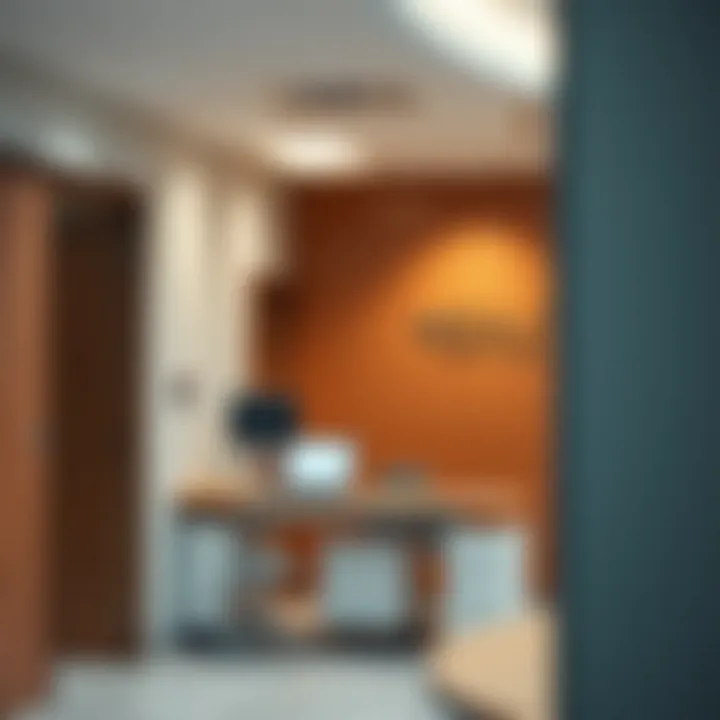 Detailed view of medical examination facilities in Dubai