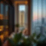 Luxurious apartment view in Abu Dhabi