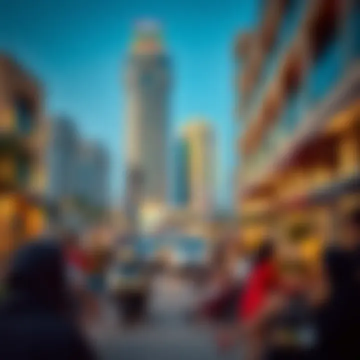 Vibrant lifestyle scene in Abu Dhabi