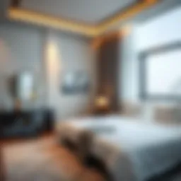 Modern studio room showcasing elegant interior design