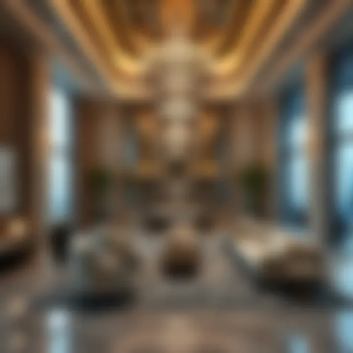 Montrose Tower interior showcasing luxurious features