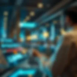 User navigating fine check platform