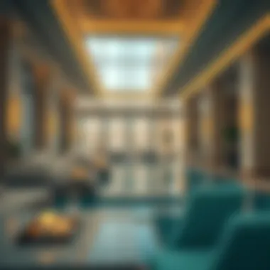 Luxury Living in Dubai A serene image of Dubai's luxurious living spaces and amenities