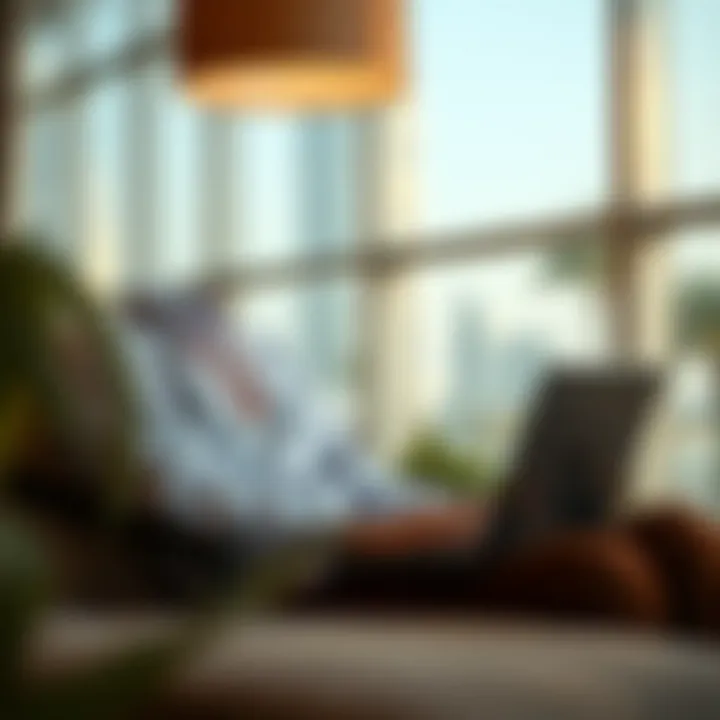 A job seeker reviewing opportunities on a laptop