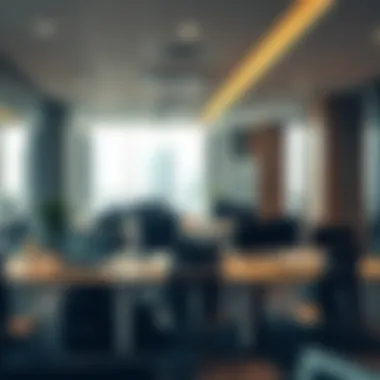 An office environment reflecting a dynamic job market