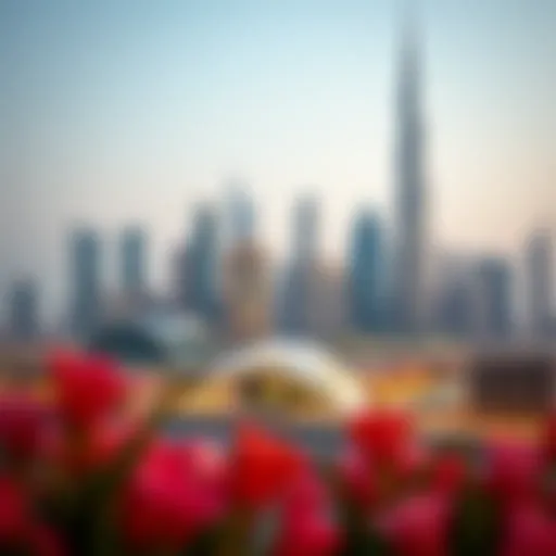 Dubai skyline showcasing modern architecture