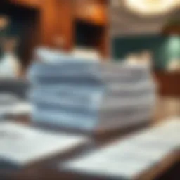 A well-organized document collection for disputing parking fines